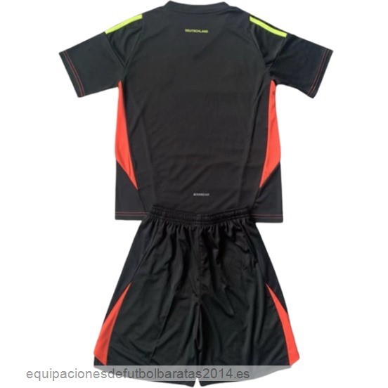 Nuevo Portero Conjunto De Hombre Alemania 2024 Negro Baratas